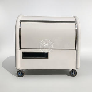 <span class=keywords><strong>Petite</strong></span> cuisine mobile de rue remorque de restauration rapide camion de burger de pizza mini chariot de nourriture en fibre de verre de restaurant chariot de crème glacée <span class=keywords><strong>vintage</strong></span> - Product Image 1