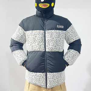 Vestes d'hiver pour hommes en dentelle à fermeture éclair, design personnalisé, de haute qualité, rembourrées et chaudes, idéales pour l'hiver - Product Image 1