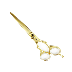 Ciseaux à effiler pour barbier, lame en acier inoxydable, manche en plastique, ciseaux de coiffure professionnels tranchants pour salon - Product Image 3
