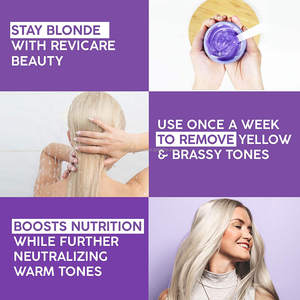 Maschera per <span class=keywords><strong>Capelli</strong></span> Viola con Etichetta Privata con Retinolo e Cheratina per <span class=keywords><strong>Capelli</strong></span> Biondi, Platino e Argento, Maschera Riparatrice Profonda - Product Image 4