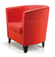 Semplice design moderno home Office soggiorno lounge office reception chat 1 + 1 + 3 set di divani foshan in pelle