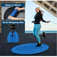 Conception personnalisée Corde à sauter intérieure et extérieure Tapis à sauter rembourré Tapis de corde à sauter pour exercices de choc et de fitness