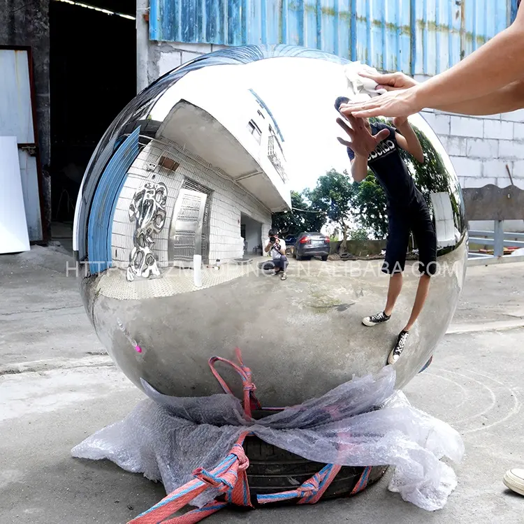 金属ステンレス鋼ボール工場カスタマイズ100cm大型中空注視ボール球