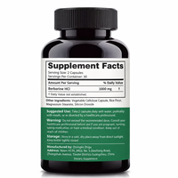 Capsules de berbérine OEM, cannelle de Ceylan, chlorhydrate de berbérine, suppléments pour le métabolisme des adolescents, adaptés aux antioxydants et à l'énergie
