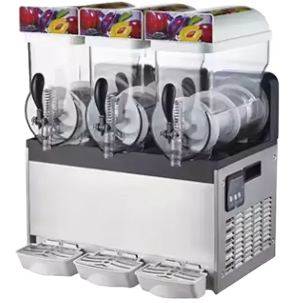 Commercial Slush Frozen Drink Machine Smoothie machine 3 Tanks Margarita Slush For Sale