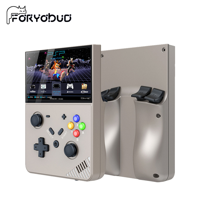 R43 Pro 4.3-inch IPS Screen Handheld Video Game Console Retro Style HD PSP PS1 Built-in 25 Simulators & 64GB 20000 Games