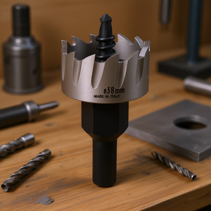 Scie cloche HSS Ttake 38 mm fabriquée en Italie pour le perçage du métal et du bois - Product Image 3