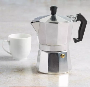 <span class=keywords><strong>Cafetera</strong></span> Moka de Acero Inoxidable 304 y Aluminio 430 con Mango de Madera, Apta para Estufa de Inducción, <span class=keywords><strong>Cafetera</strong></span> <span class=keywords><strong>Italiana</strong></span> para Espresso - Product Image 4