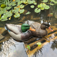Leurre de canard mallard réaliste 3D en relief, flottant, en EVA épais, étanche, pour la pêche en lac et la chasse aux oiseaux sauvages en extérieur