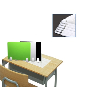 Claire adaptée aux besoins du client de Pvc Pour la Distance <span class=keywords><strong>Tôle</strong></span> Bureau Croix Acrylique Transparent <span class=keywords><strong>Anti</strong></span> <span class=keywords><strong>Goutte</strong></span> L'isolement Déflecteur - Product Image 1