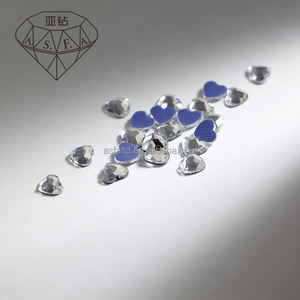 ASFA11 รูปหัวใจขนาด 5x5.3 มม. คริสตัลรูปทรงต่างๆ แบบติดด้วยความร้อน ss6 และ SS10 ใช้กับเครื่องติดคริสตัลแบบร้อน ab crystal - Product Image 5