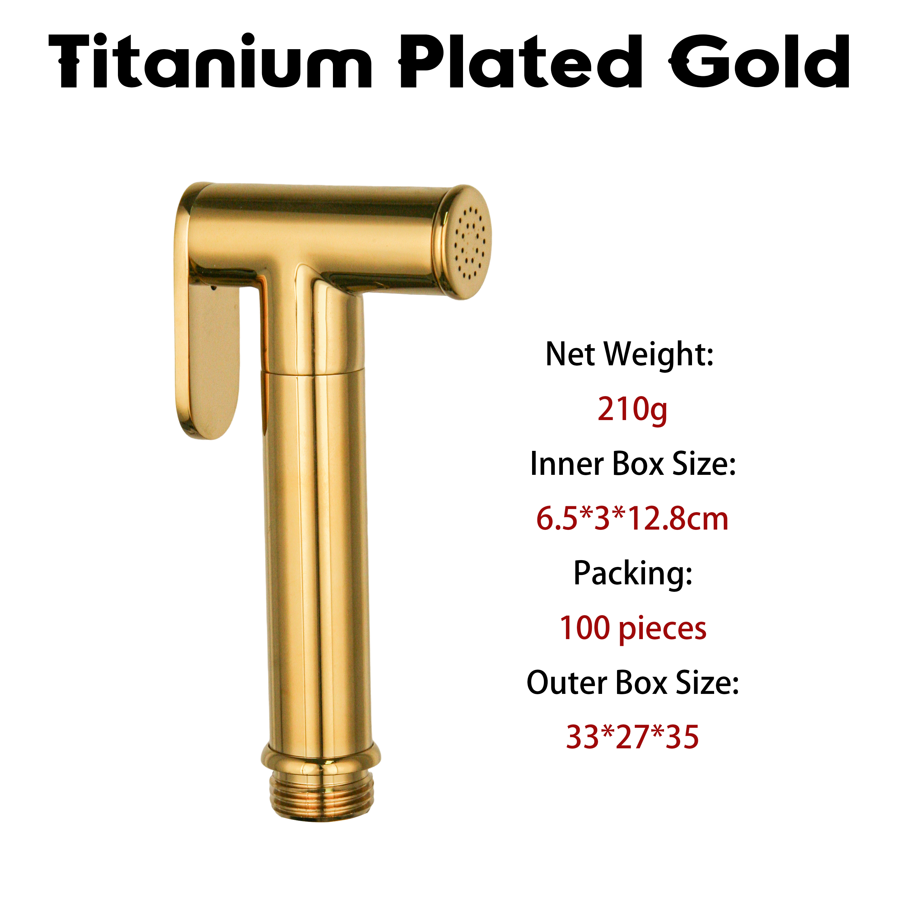 Titanium Pated Gold