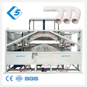 New SinoTECH Plastic UPVC PVC Electrical Conduit Arch Curve pipe bender electrical pvc bend bending Making manufacturing machine