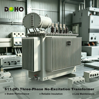 Transformateur de puissance triphasé immergé dans l'huile DOHO 35kV S11-(M) de type bobiné 1000kVA-31500kVA 50Hz 11kV avec enroulement en aluminium et acier au silicium