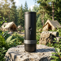 Machine à expresso portable pour voiture, camping-car, utilisation en extérieur, alimentation par batterie/USB, pression de 20 bars, panier filtrant de 58 mm compatible
