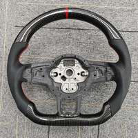 Volant de voiture en fibre de carbone sport personnalisé pour Volkswagen VW Golf 5 6 7 Jetta GTI Polo CC Passat Tiguan Sharan Scirocco
