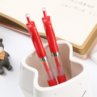 Stylo bille en plastique 0,5 mm à écriture fluide avec logo pour la publicité, la signature professionnelle, encre multicolore