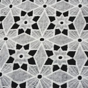 Tissu de broderie soluble dans l'eau dentelle tissu de dentelle africaine de haute qualité pour robe - Product Image 2