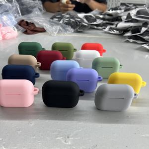 Funda de silicona TPU de protección completa de Color sólido caramelo para <span class=keywords><strong>AirPods</strong></span> 3 2 <span class=keywords><strong>Pro</strong></span> 2 funda de piel para auriculares para Airpod 1st 2nd 3rd Generation - Product Image 3