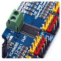 Carte de commande de servomoteur PWM 16 canaux, contrôleur de robot, module de pilote d'interface IIC PCA9685