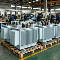 Transformador de Aceite de Baja Pérdida Tipo S13 40kVA-8000kVA, Transformador de Potencia Exterior Monofásico/Trifásico de Alta Tensión 400V Global Power