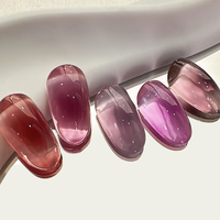 DANNYCOLL Gelée UV Gel 9 Couleurs Collection Professionnel Ongles Fournitures En Gros Violet Couleur Nail Salon Gel Vernis Ensemble