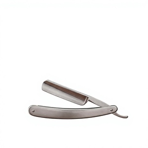 Rasoir pliant en acier inoxydable à double lame pour une coupe nette, outil de coupe de cheveux personnalisé de haute qualité - Product Image 4