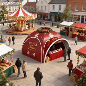 Carpa inflable gigante para eventos, dosel hermético para escenario, carpa grande adecuada para eventos de ferias comerciales - Product Image 3