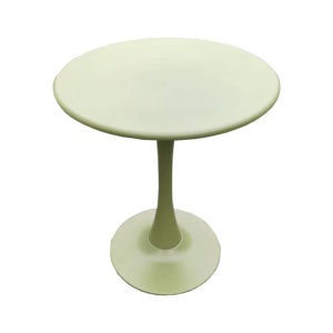 Hochwertiger Runder Esstisch Einfacher Eisen-Esstisch Langlebiges Modernes Minimalistisches Design für Außenbereich Wohnzimmer Schlafzimmer - Product Image 3