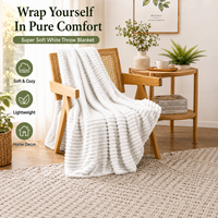Couverture décorative douce et confortable, faite sur mesure, colorée et très tendance pour la maison