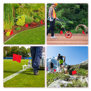 Giá rẻ bán sỉ trống rắn màu hoặc tùy chỉnh với logo một hoặc hai mặt in ấn Vinyl đánh dấu cờ với sắt cực - Product Image 5