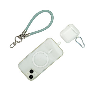 Sangle de suspension en cuir PU haut de gamme, sangle de poignet personnalisée avec logo, support court pour téléphone portable, sangle en cuir, vente en gros - Product Image 3