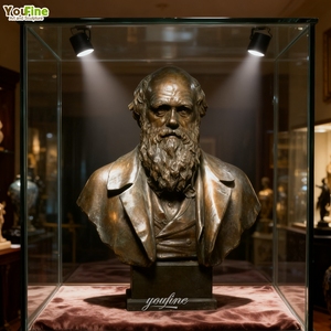 YOUFINE カスタム鋳造ブロンズチャールズ・ダーウィン胸像販売中 - Product Image 3