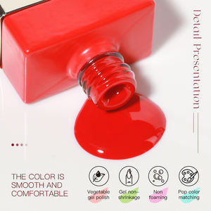 Niet-Giftige Langdurige Nagelgellak Kerst Rode Kleur Collectie Semi-Permanente Nagel 15Ml Franse Prachtige Kleurenset - Product Image 5