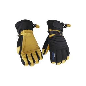 BLAKLADER - 22383922993310 Gant de travail doublé cuir Noir/Jaune-GANTS EAN 7330509248065 - Product Image 1