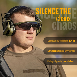 <span class=keywords><strong>Casque</strong></span> de protection auditive électronique NRR22 <span class=keywords><strong>pour</strong></span> la chasse et le tir, équipement de protection personnelle tactique - Product Image 2