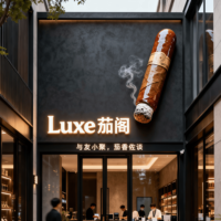 Sculpture géante en fibre de verre en forme de cigare pour décoration de porte, décor réaliste pour l'entrée d'un magasin de cigares en extérieur