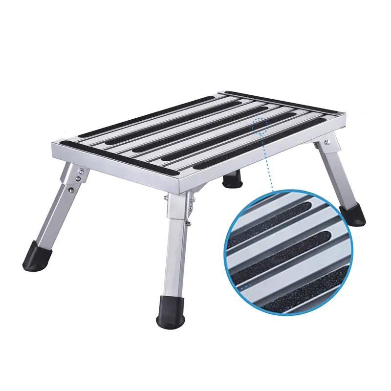 Cheap Car Wash Equipment Ladder Folding Beach Chair Portable Step Stool Ladder Platform Stable Aluminum Collapsible Metal Modern