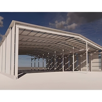 Structure de bâtiment préfabriquée en acier à assemblage rapide et économique, avec cadre en acier galvanisé durable pour allées de parc et villas extérieures