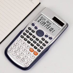 Dual Power Solar 10+2 Digits Scientific Calculator High Student 2 Line Display Stationery Item with 417 Functions - Product Image 2