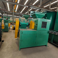 Machine de fabrication de briquettes de charbon de bois, lignite, boues carbonées, magnésium, gypse, kaolin, poudre de chaux, en forme de coussin, de cœur, de boule ou de rondelle
