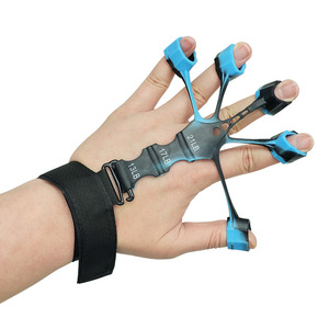 Ngón tay tập thể dục Silicone ngón tay strengthener huấn luyện viên cẳng tay strengthener 6 Kháng mức độ sức mạnh ngón tay Exerciser tay Grip - Product Image 1
