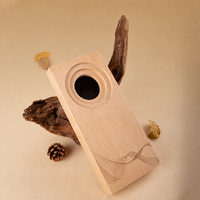 Trophées personnalisés en bois massif à trois anneaux, gravure durable, impression UV créative, haut de gamme, pour réunions annuelles, employés, étudiants