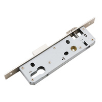 Corps de serrure multipoints de haute qualité pour porte à mortaise étroite avec boîtier avant et cylindre de verrouillage, livré en boîte blanche