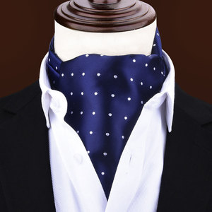 RluoX Cravate Ascot Elégant Luxueuse Formal Neckties Chemise Cravates