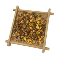 Teh Bunga Kering Premium Grade, Bunga Albizia Kering He Huan Hua, Teh Herbal Curah 500g/kemasan