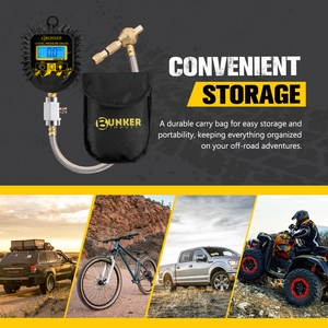 बंकर इंडस्ट पेशेवर भारी शुल्क स्वचालित डिजिटल टायर डीफ्लेटर प्रेशर गेज 250 psi - Product Image 6