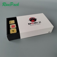 Tiroir jetable écologique Boîte à sushi Conteneur de restauration rapide à emporter Prix de gros Spécifications feuille UV avantage