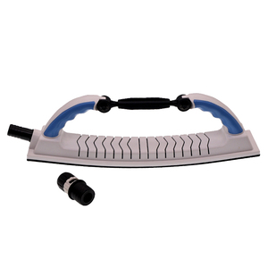 Ponceuse à main Longboard 70X400mm <span class=keywords><strong>bleu</strong></span> blanc bloc de ponçage à main à crochet et boucle réglable pour le polissage des cloisons sèches en métal et bois - Product Image 1