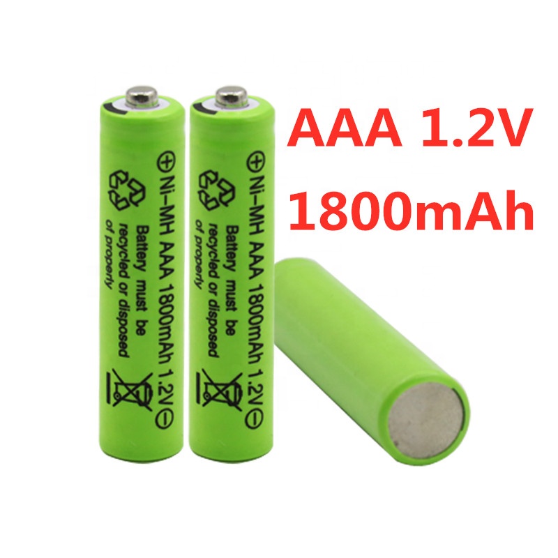 2021 New AAA 1800mAh Ni-MH 1.2V rechargeable battery AAA battery 3A rechargeable Ni-MH battery for camera toy